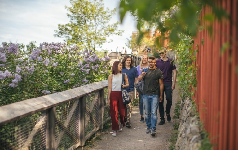 Students at Södermalm.