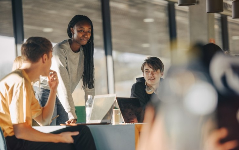 Students in Studenthuset