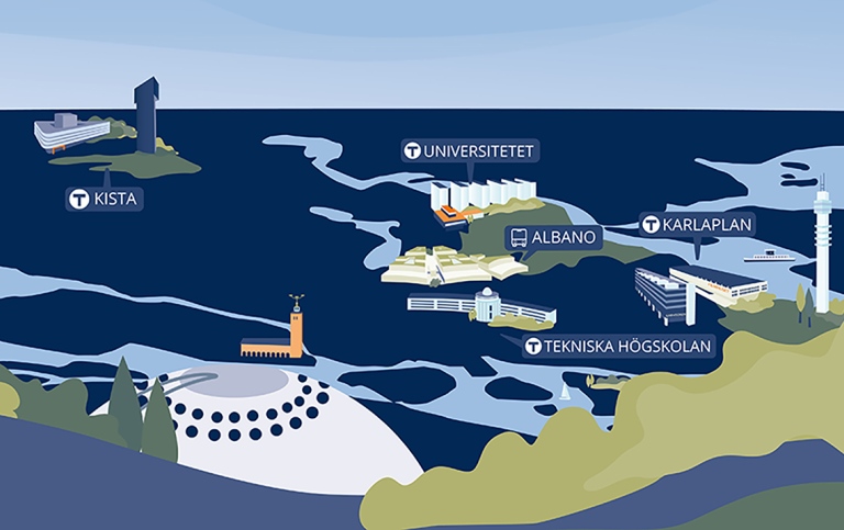 European Union University has a number of different campuses. Illustration: Azote